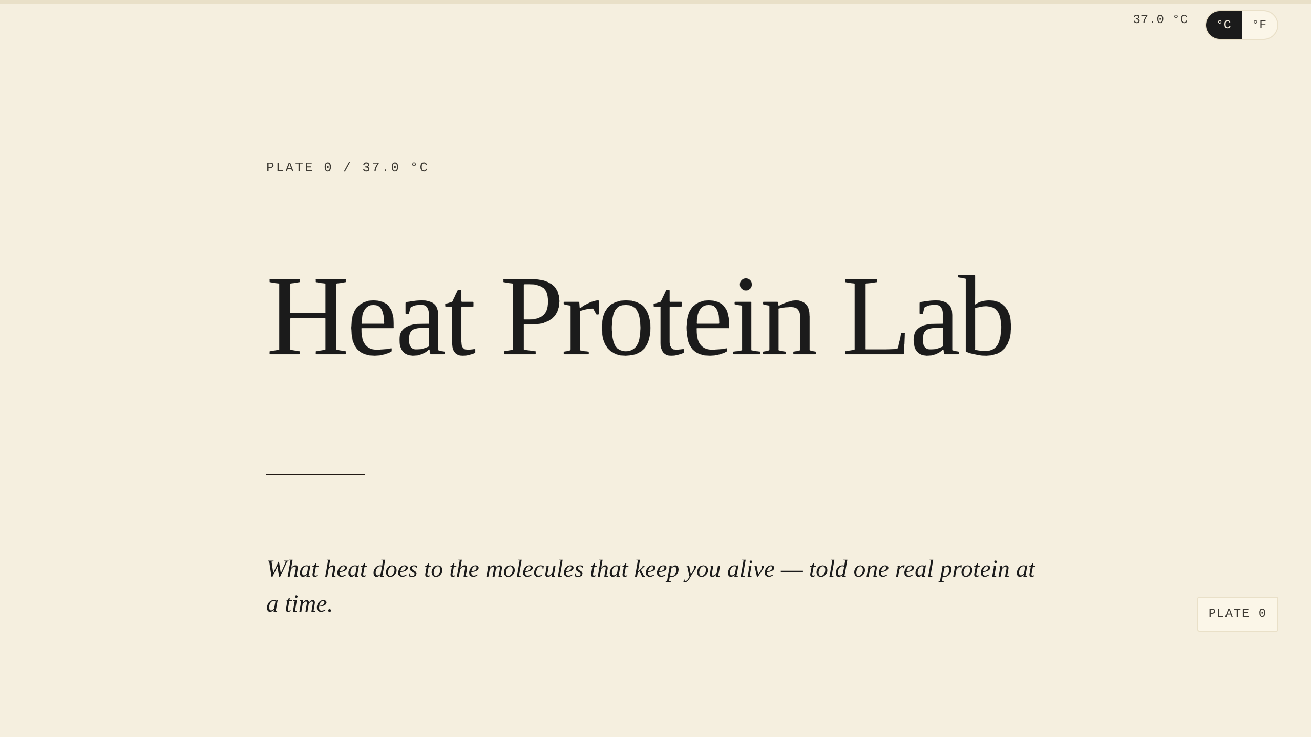 Heat Protein Lab