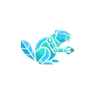 The OpenCastor beaver, drawn as a robot with a gripper
